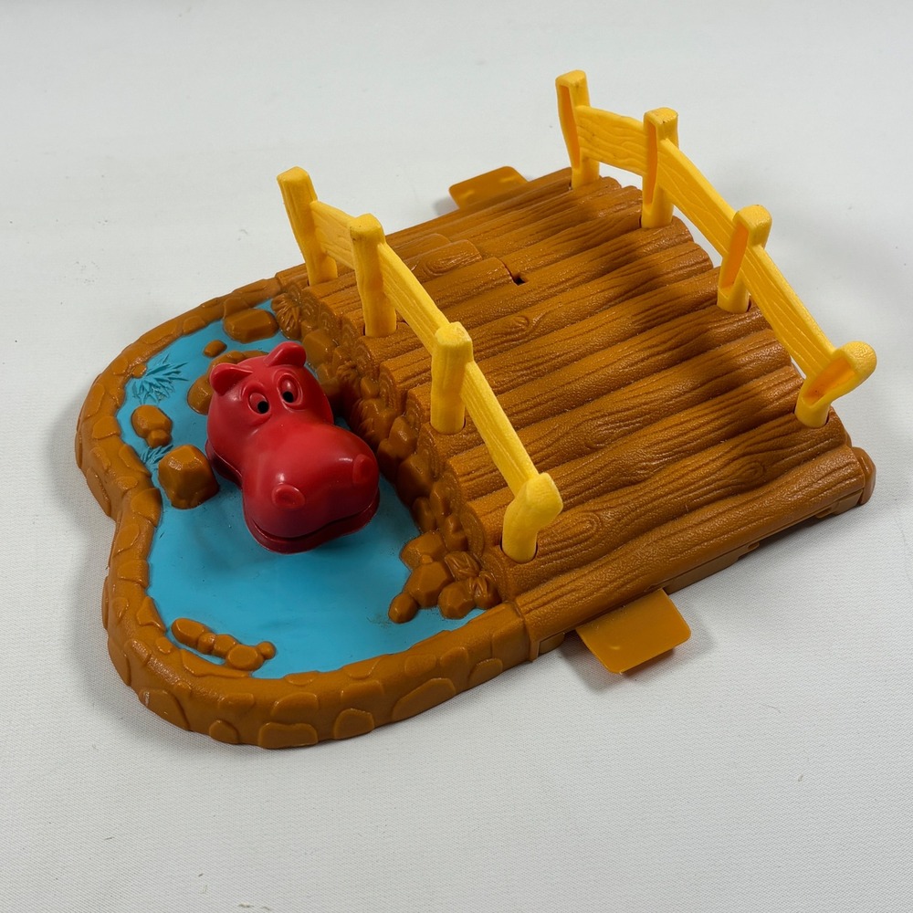 Disney Jungle Safari Roadway Hippo Log Bridge Replacement Part Yellow Brown Red